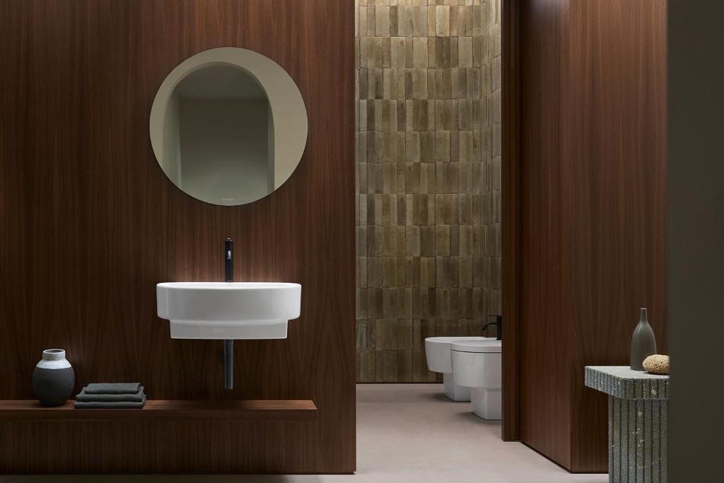 Combiné meuble et miroir Revêtement Sanitaire et Robinetterie