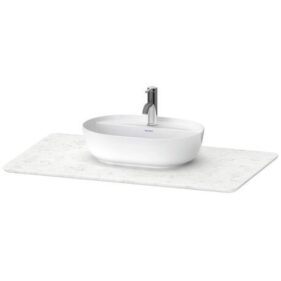 PLAN DE VASQUE LUV AVEC 1 TROUS EN QUARTZ 988x595